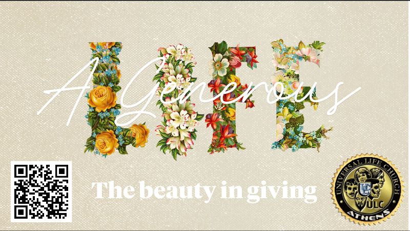 A Generous Life Week 4 Part Three
